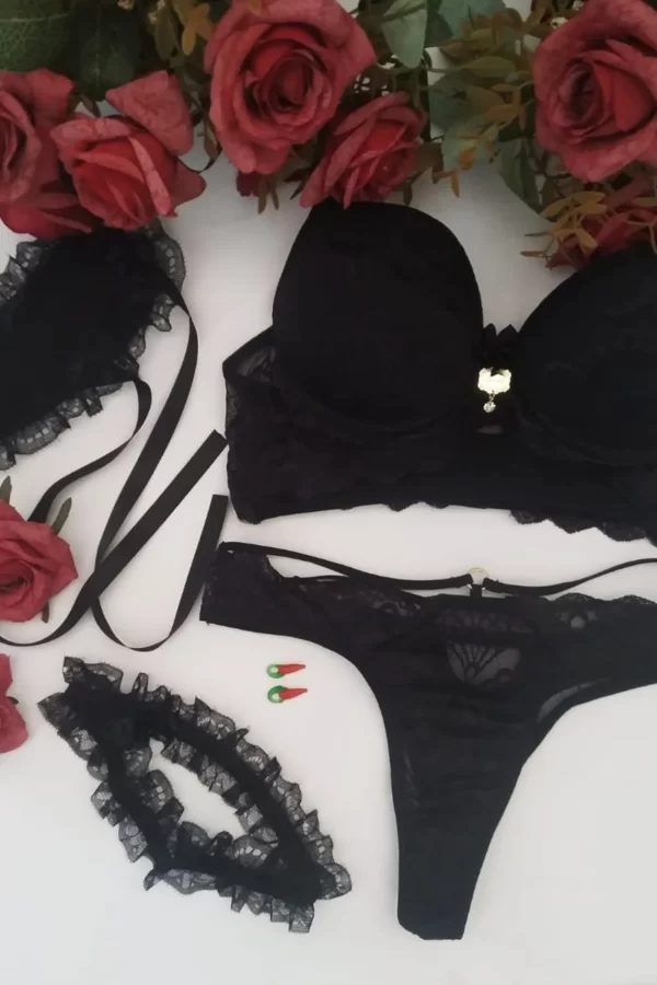 Conjunto sensualize com tapa olho e persex - Imagem 3