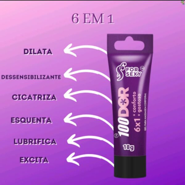 Gel Dessensibilizante “100DOR 6X1” Hot For Sexy - Imagem 2