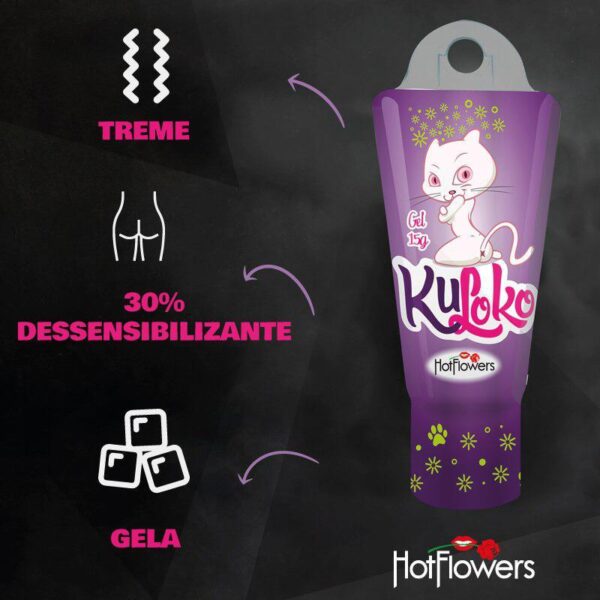 Kuloko Gel Dessensibilizante Anal - Hot Flowers - Imagem 3