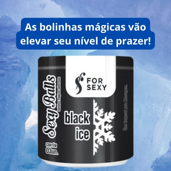 Bolinha Black Ice Sexy Balls - For Sexy - Imagem 2