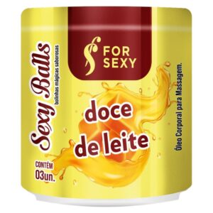 Bolinha  Doce de Leite 03 Unidades For Sexy