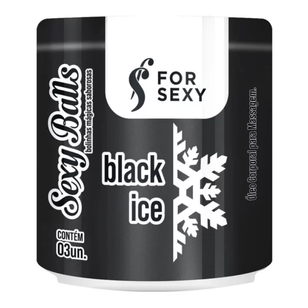 Bolinha Black Ice Sexy Balls - For Sexy