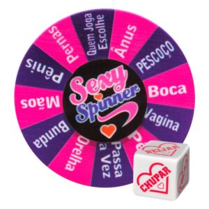 Roleta Sexy Spinner com Dado Diversão ao Cubo