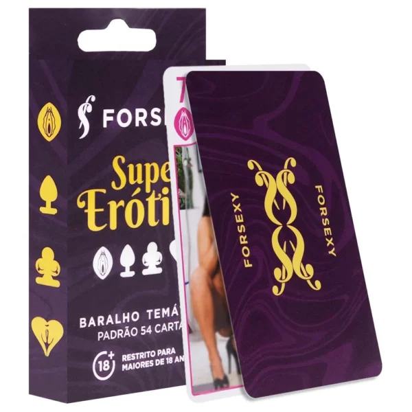 Baralho Temático Super Erótico 54 Cartas - For Sexy