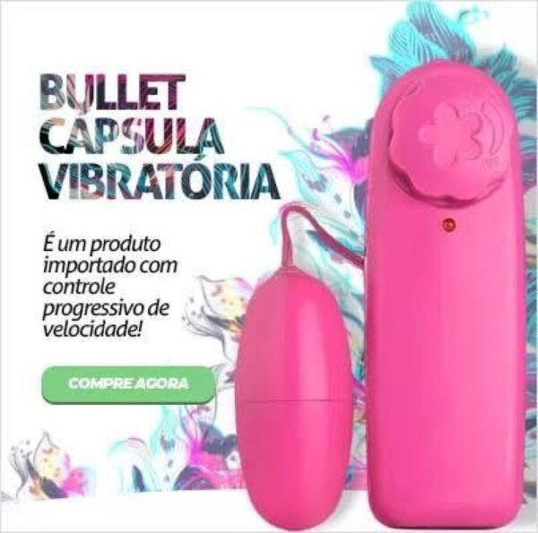 Massageador Vibrador Estimulador Bullet Capsula