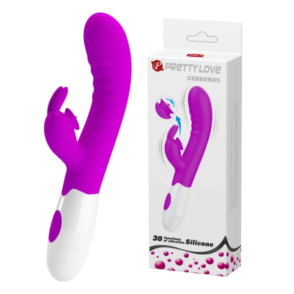Vibrador com Estimulador Clitoriano Cerberus