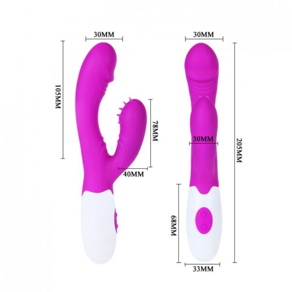 Vibrador Com Etimulador clitoriano André - Imagem 2