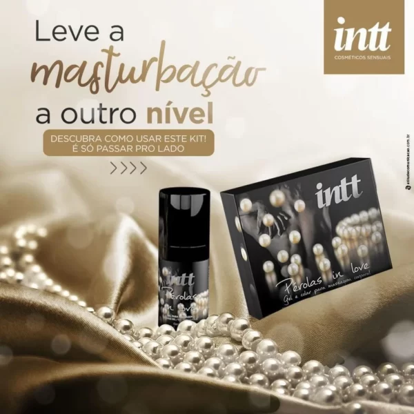 Kit Perolas In Love Lubrificante Colar Massagem Tailandesa - Intt - Imagem 4