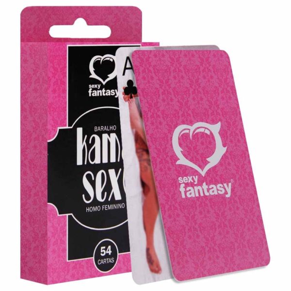 Baralho Kama Sexy Homo Feminino Sexy Fantasy - Imagem 2