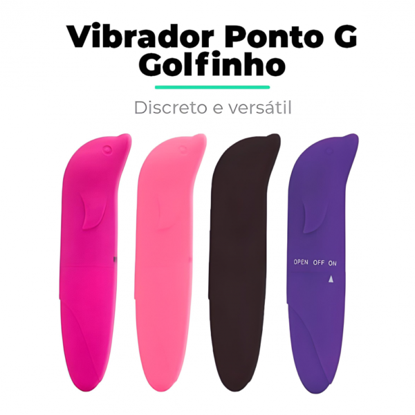 Vibrador Ponto G golfinho - Imagem 2