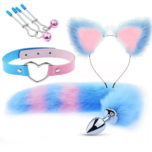 Kit Raposa Azul Lilás