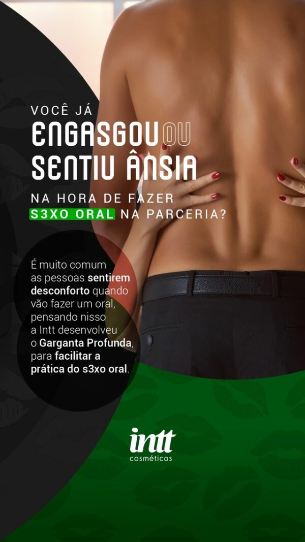 Garganta Profunda 15ml - INTT - Menta - Imagem 3