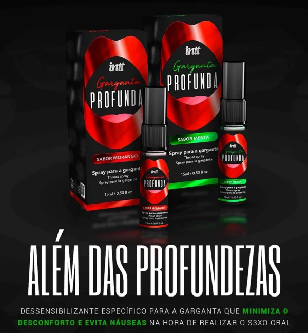 Garganta Profunda 15ml - INTT - Menta - Imagem 2