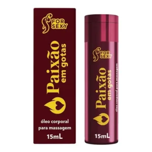 Paixão em Gotas Óleo Corporal Hot 15ml-For Sexy