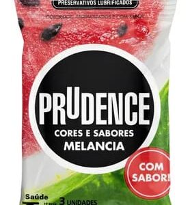Preservativo Melancia - Prudence 3 unidades
